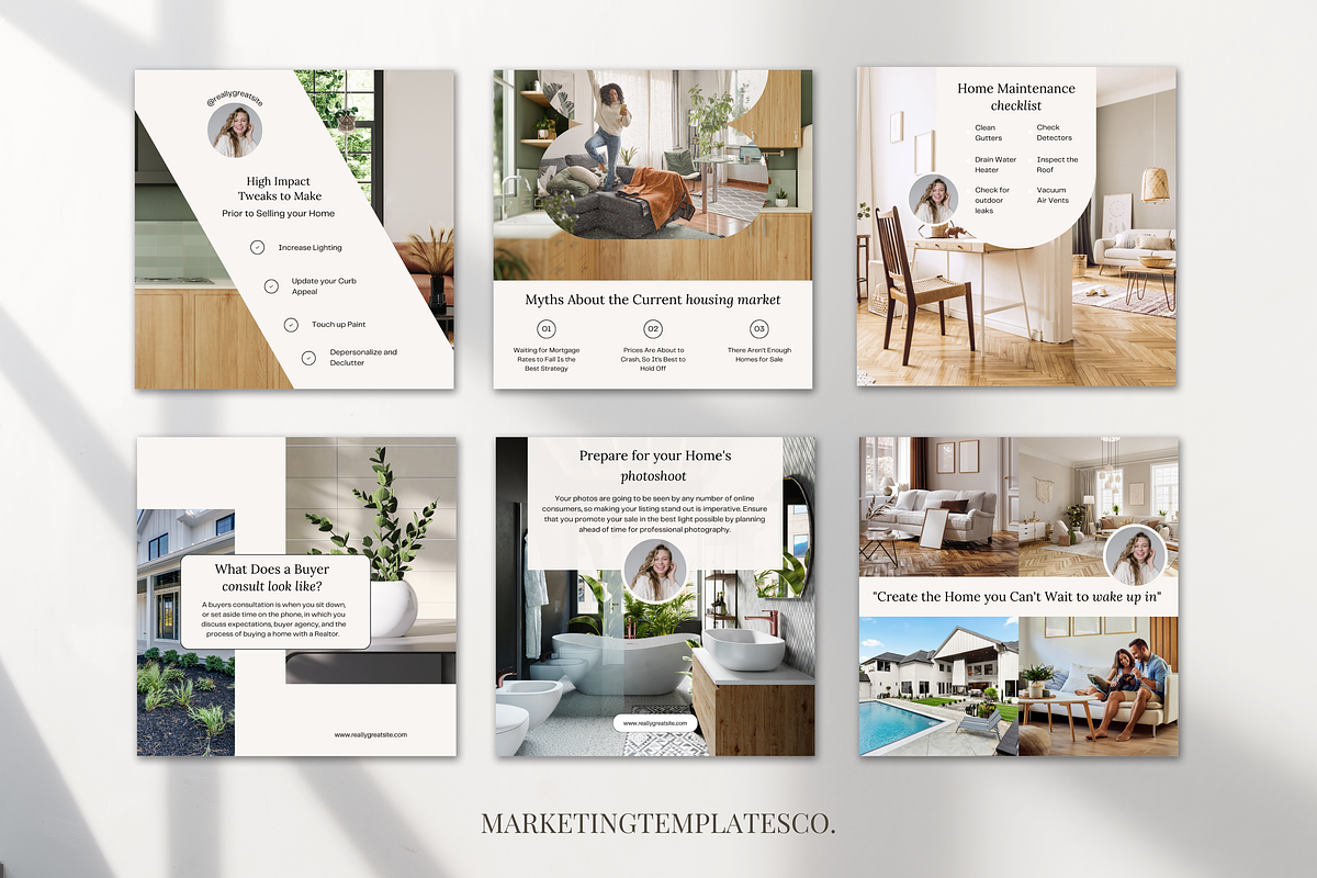 July Real Estate Posts with Captions, a Social Media Template by Marketing Templates Co. (Photo 5 of 10)