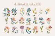 Spring Folk Flowers Collection, a Graphic by Paper Flowers Studio (Thumbnail 2 of 8)