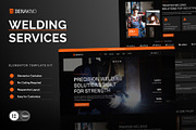 Benakno - Welding Services Elementor, a WordPress Template by SLAB! Design (Thumbnail 1 of 5)
