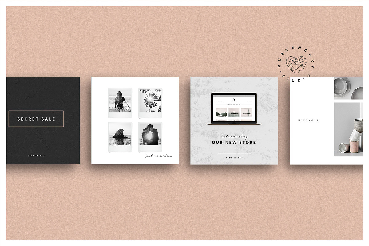 ANIMATED Minimalist Instagram Posts, a Social Media Template by Ruby ...