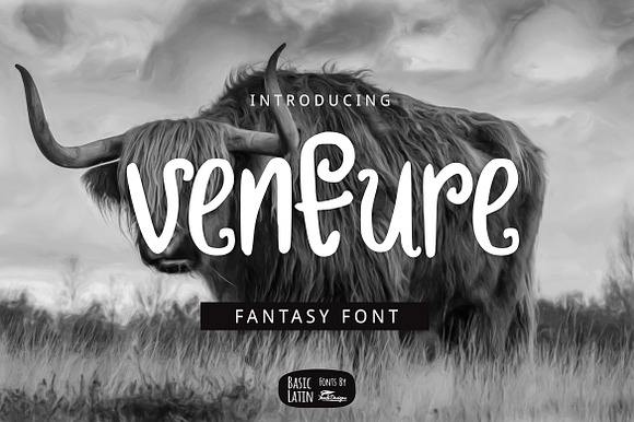 Venture Font preview 5