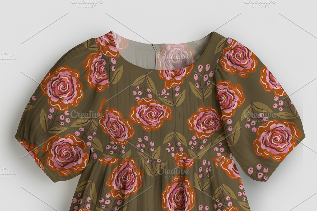 Baby Girl Dress Mockup, a Shirt Mockup by Nora Gad (Photo 6 of 15)