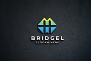 Abstract Modern Bridge Logo, a Branding & Logo Template by Design_Planet (Thumbnail 1 of 2)