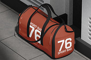 Sport Bag Mockup, a Packaging Mockup by Unerispace (Thumbnail 2 of 4)