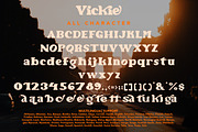 Vickie - Modern Retro Font, a Handwritten Font by Arendxstudio (Thumbnail 8 of 9)