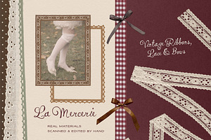 Vintage Ribbons, Frames & Bows, an Object Graphic by alonahaidash
