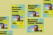 Minimalist Summer Fashion Week Flye, a Flyer Template by graphicook (Thumbnail 4 of 4)