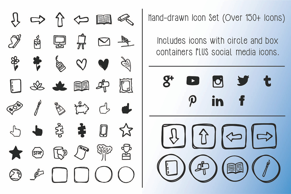 Hand-drawn Icon Set, an Icon by Sabrina Signorelli