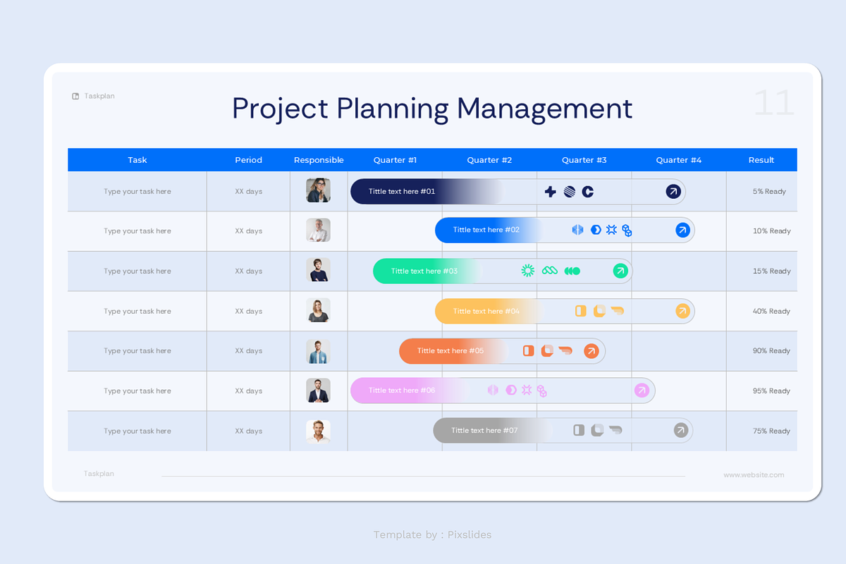 Project Management Keynote preview 4