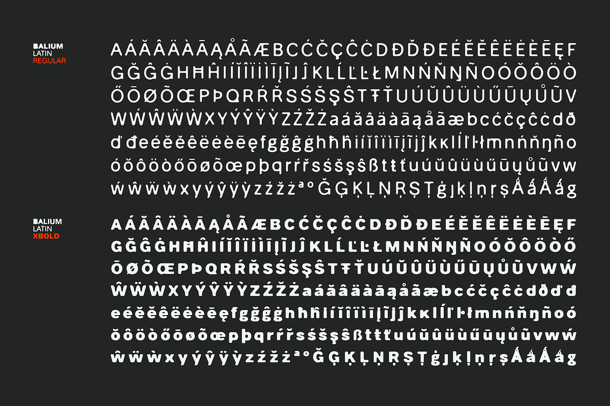 Balium Blur, a Sans Serif Font by Unio Designs (Photo 10 of 13)