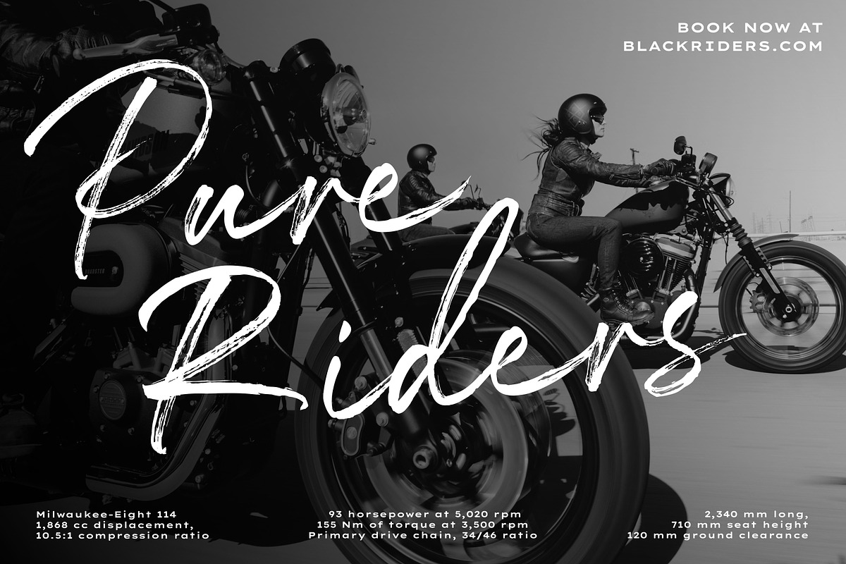 Rossane - Dry Brush Script Font, a Script Font by VSTRD TYPEWORKS (Photo 6 of 12)