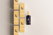Violet Glass Cosmetic Bottle Mock-up, a Cups & Container Mockup by pmvch (Thumbnail 19 of 20)