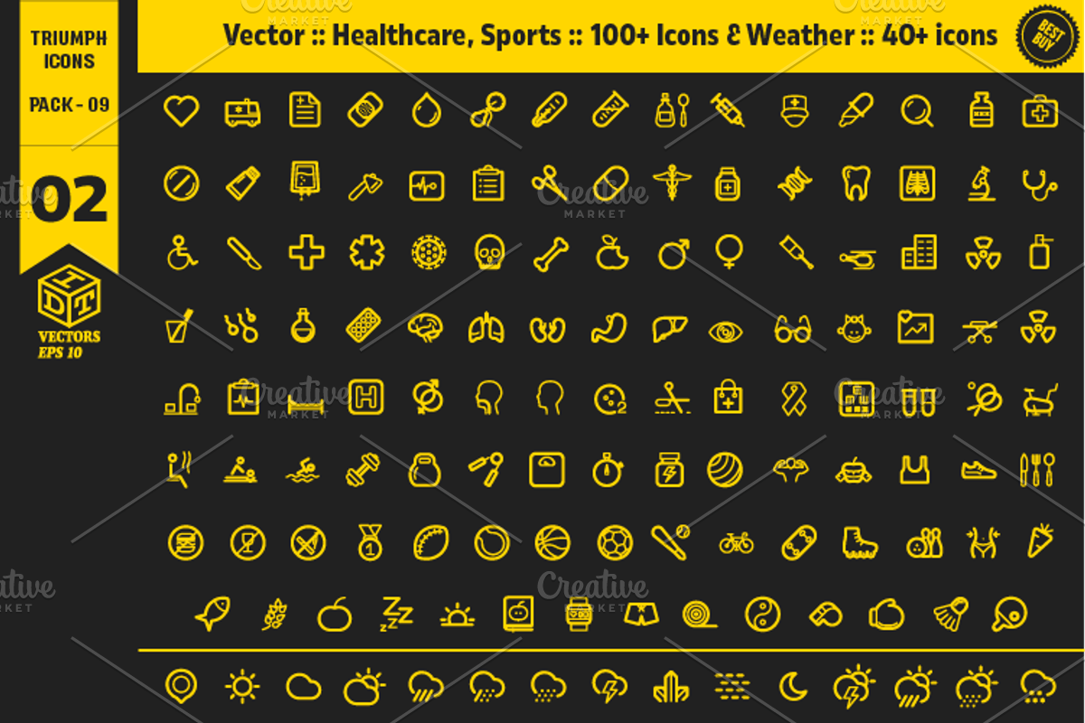 Triumph Icons Pack 09, a Graphic by Idette Designs™ (Photo 2 of 2)