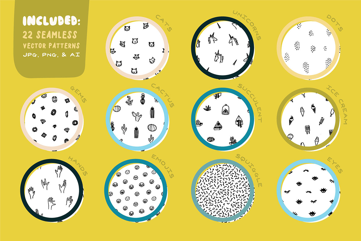 Twenty Teens Trendy Patterns, a Pattern Graphic by Anugraha Design (Photo 5 of 6)