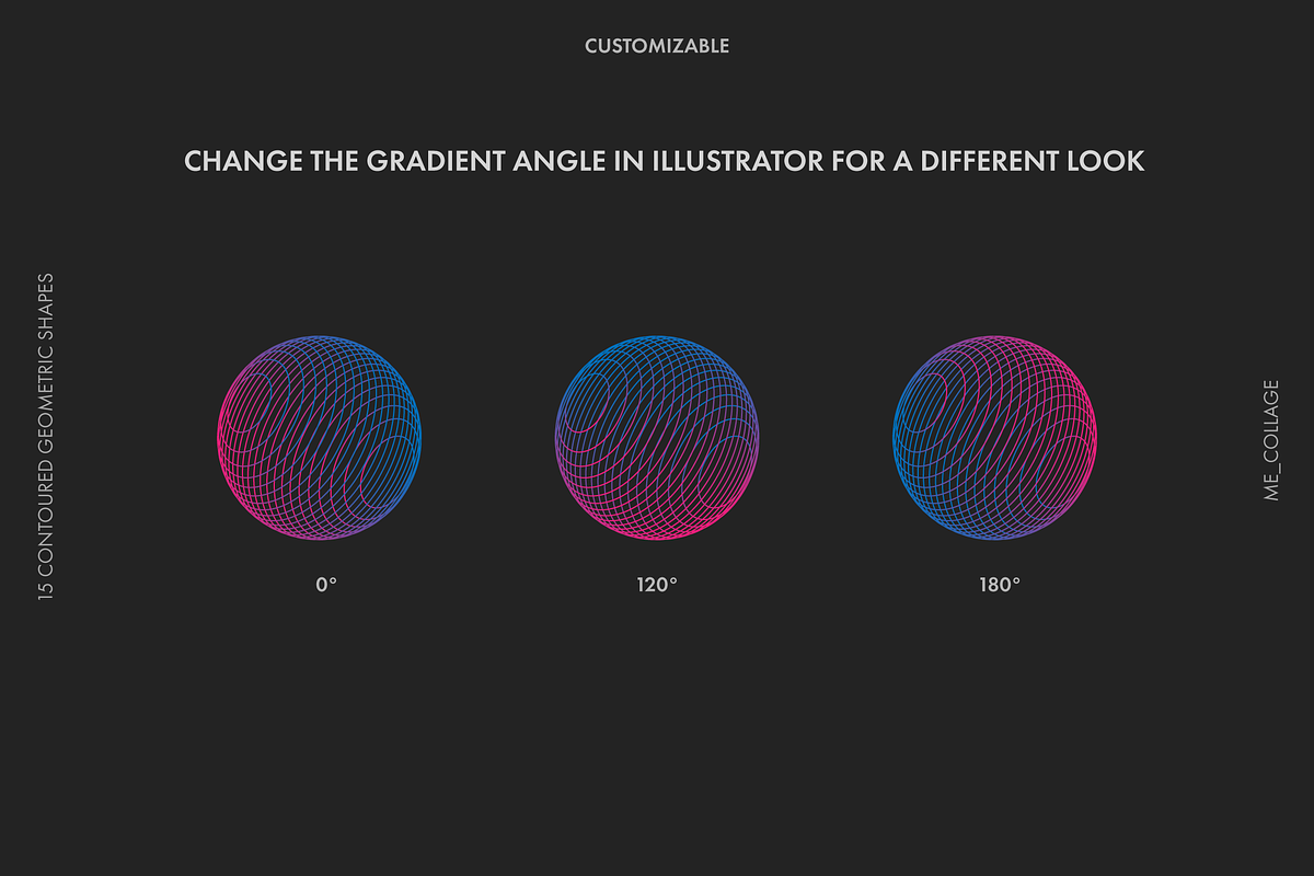 Contoured Vector Geometric Shapes, an Object Graphic by ME_COLLAGE (Photo 6 of 17)