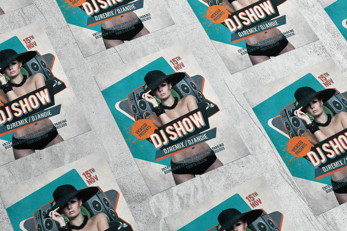 Dj Show, a Flyer Template by What a Story (Photo 4 of 5)