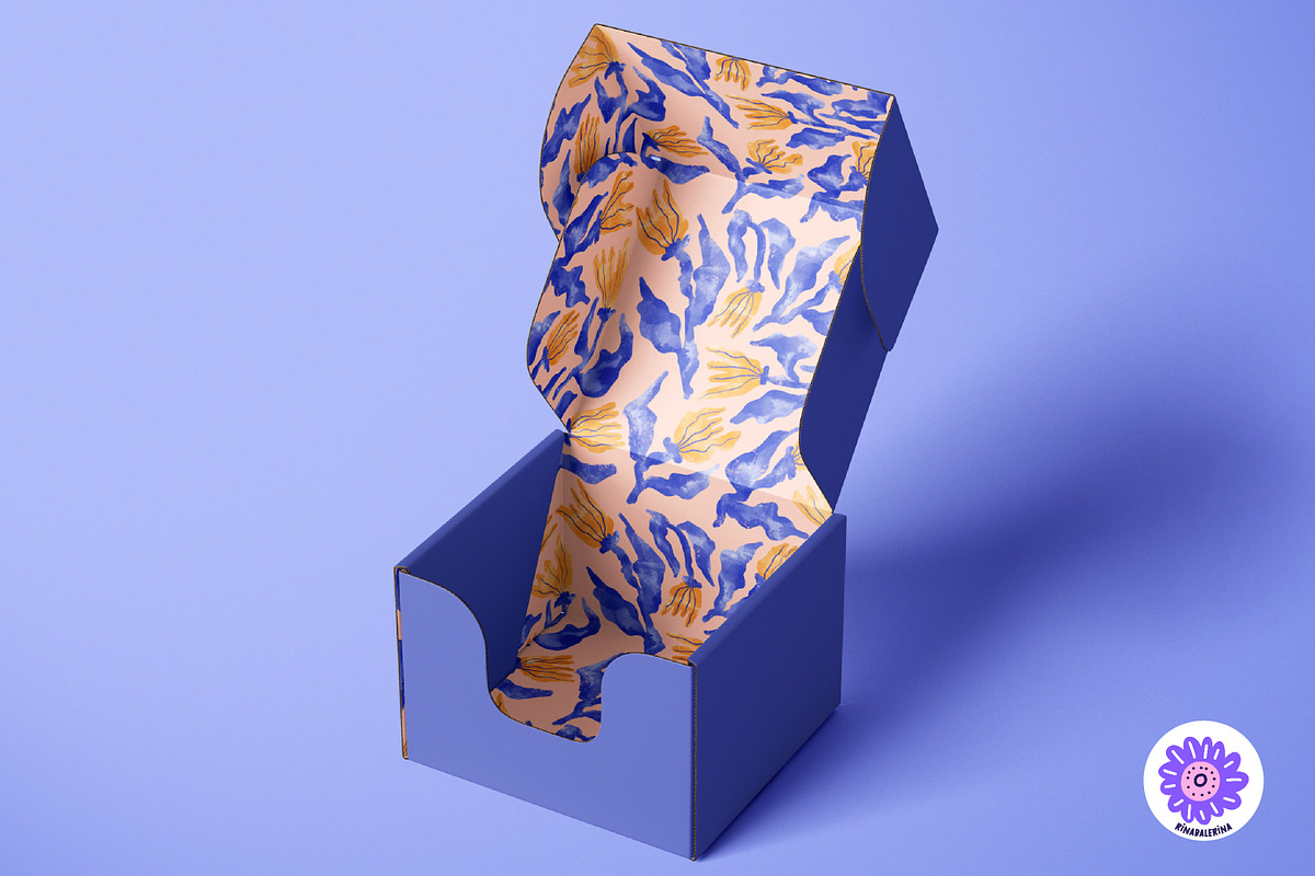 Abstract Floral Seamless Pattern, a Pattern Graphic by BAGIRA | Studio (Photo 2 of 8)