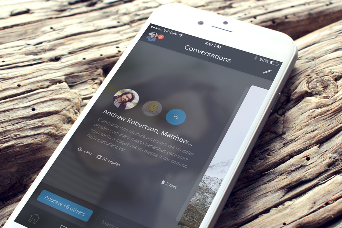 Flux - iPhone App Template, a Templates & Theme by Ionut Zamfir (Photo 4 of 5)