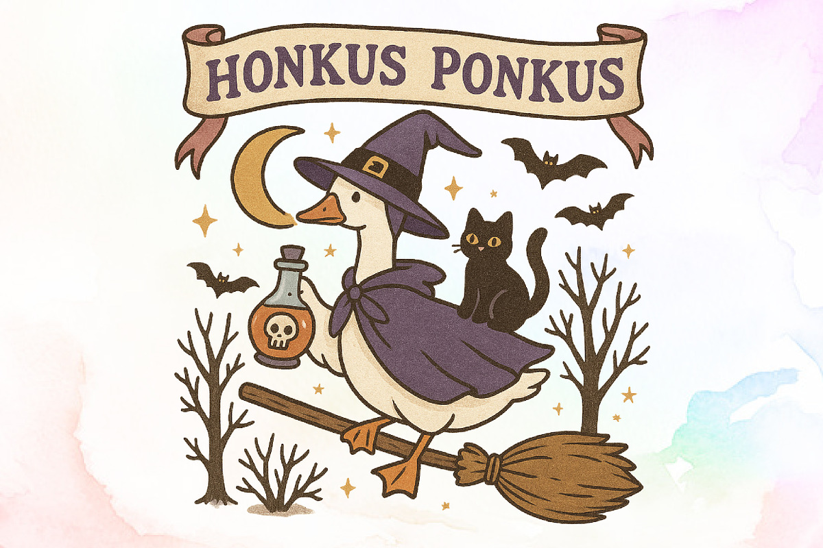 Halloween Goose PNG,Halloween Silly, an Illustration by Sublimation Artist (Photo 1 of 9)