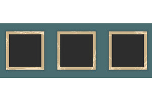 Blank Vintage Photo Paper Set, a Texture Illustration by Vector Creator