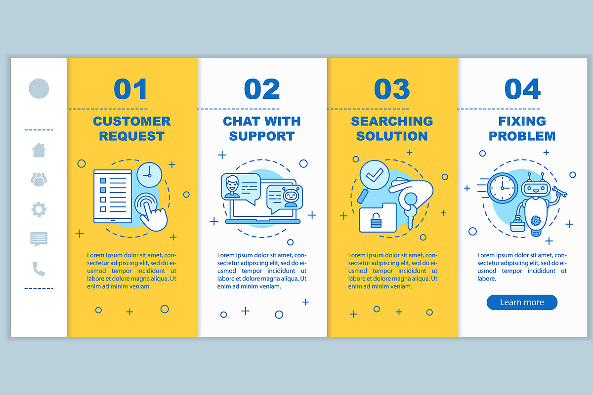 Technical support mobile web pages, a Templates & Theme by IMG Visuals