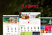 LIQUORY WINE SHOP SHOPIFY THEME, a Landing Page Template by apollotheme (Thumbnail 1 of 9)