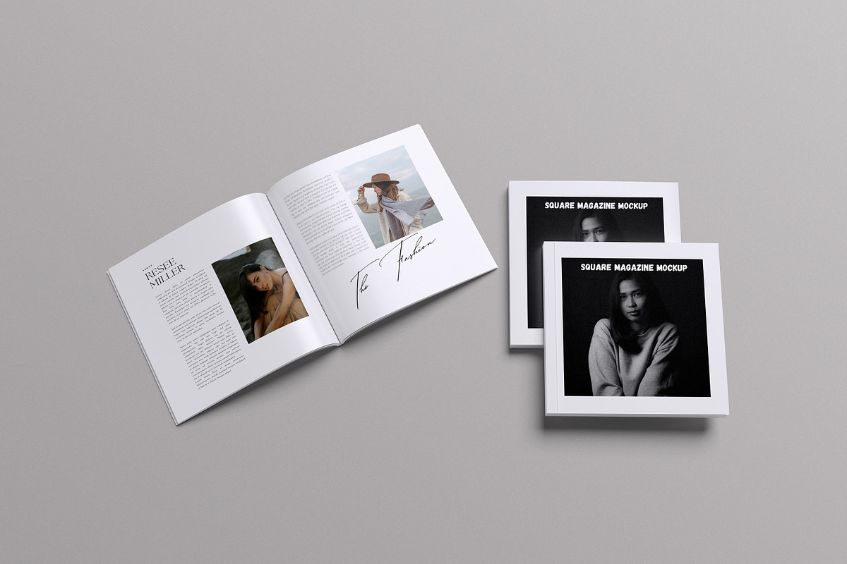 High-Quality Square Book Mockup, a Books & Magazine Mockup by swsi-studio (Photo 5 of 7)