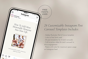 Olive Instagram Carousel Templates