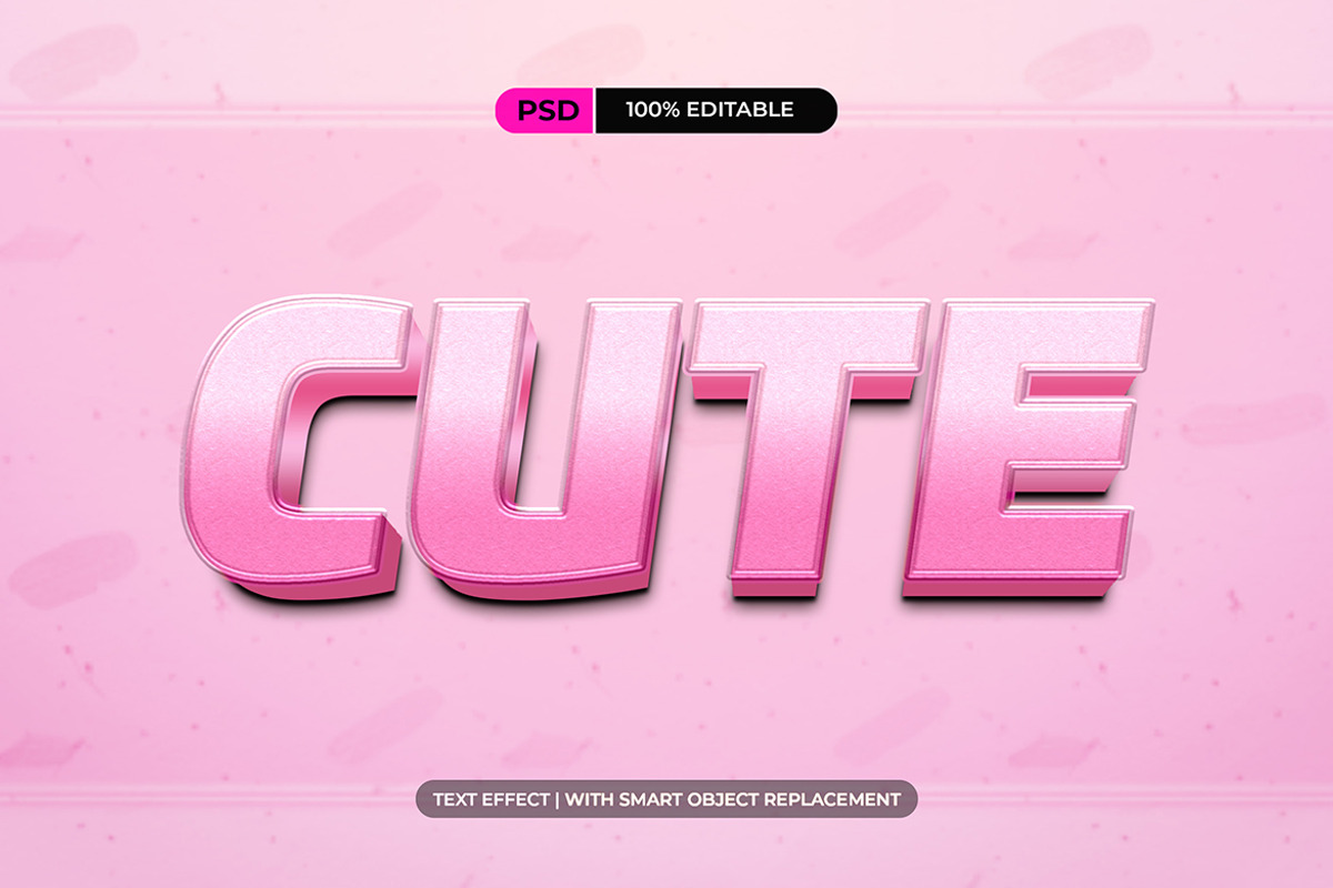 Psd Text Editable - Pink Pretty, a Layer Style Add-On by Artlogs x Modaldesain (Photo 2 of 4)