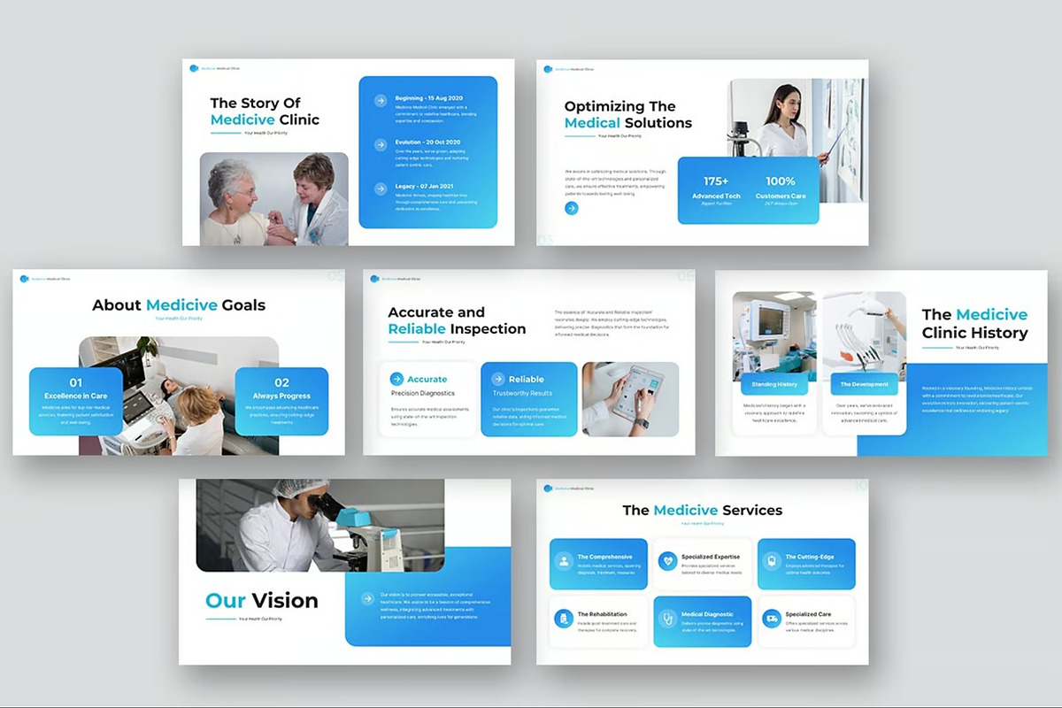 Medical Clinic Powerpoint Templates, a Presentation Template by Fit-tee (Photo 4 of 11)