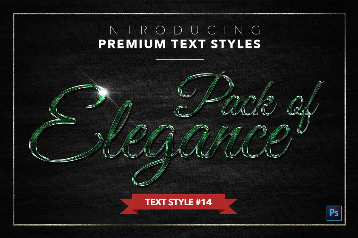 Elegance #1 - 15 Text Styles, a Layer Style Add-On by Jonas Stensgaard (Photo 15 of 18)