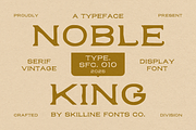 SFC Noble King, a Serif Font by Skilline Supply Co. (Thumbnail 1 of 8)