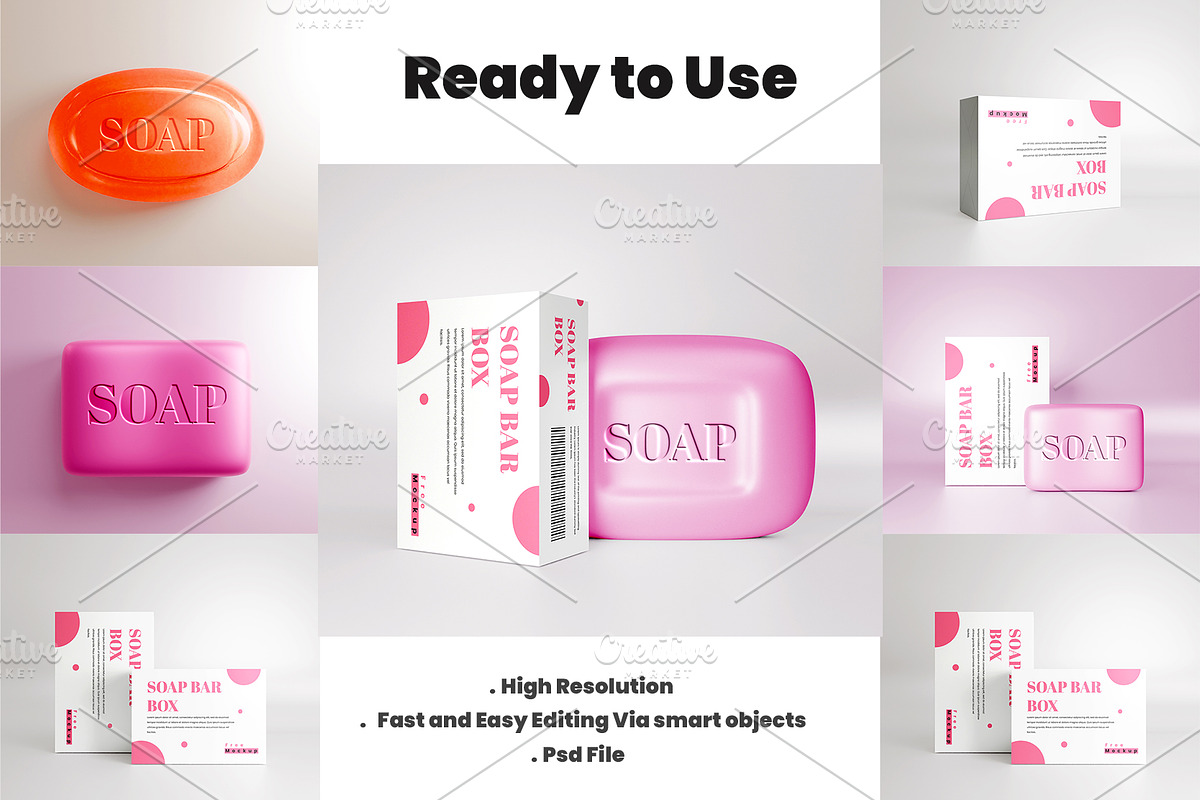 Soap Mockup PSD file., an Advertising Mockup by samsulpassive (Photo 2 of 4)