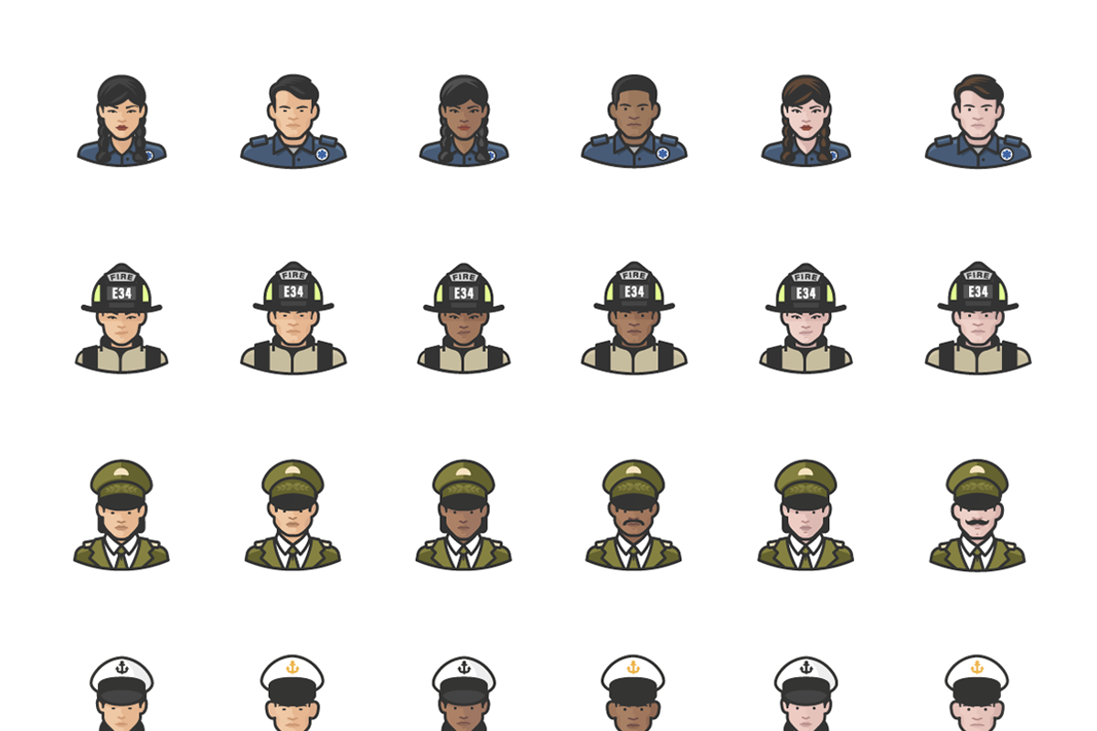 Diversity Avatars v2 - Volume 5, an Icon by Iconify.it (Photo 4 of 9)