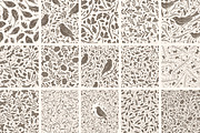 Songbirds and Floral patterns, a Pattern Graphic by Piñata (Thumbnail 4 of 8)
