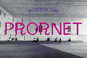 PRORNET - handwritten font, a Serif Font by CHIMERA (Thumbnail 1 of 9)