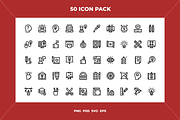 Creativity icons, an Outline Icon by Wencory (Thumbnail 1 of 2)