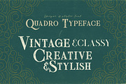 Quadro - Display Font, a Serif Font by JumboDesign (Thumbnail 3 of 7)