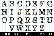 Floral Alphabet, Floral Font SVG, an Object Graphic by D2PUTRI (Thumbnail 3 of 31)