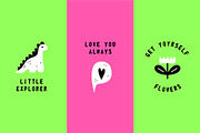 CUTE! Vector Doodle Set, an Illustration by katieromanoff_art (Thumbnail 3 of 11)