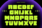 Midar - Bold Chunky Display Font, a Sans Serif Font by Pekotype (Thumbnail 3 of 15)