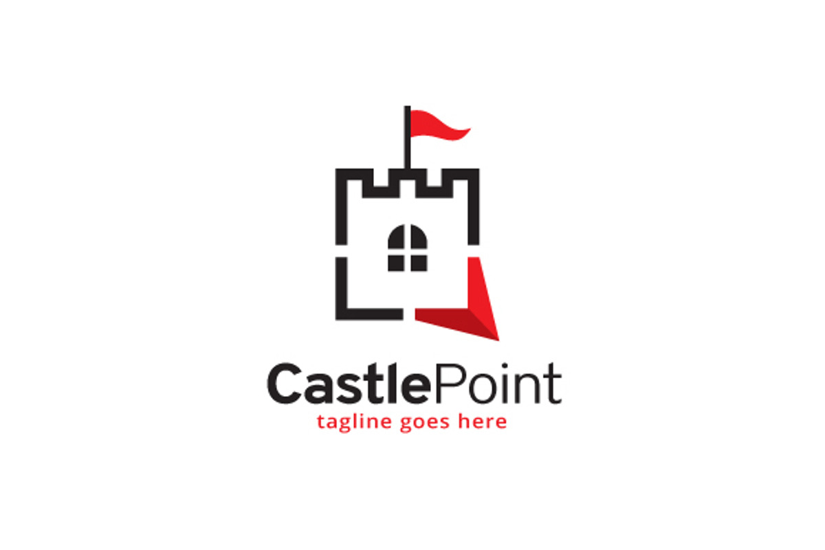 Castle Point Logo Template, a Branding & Logo Template by gunaonedesign