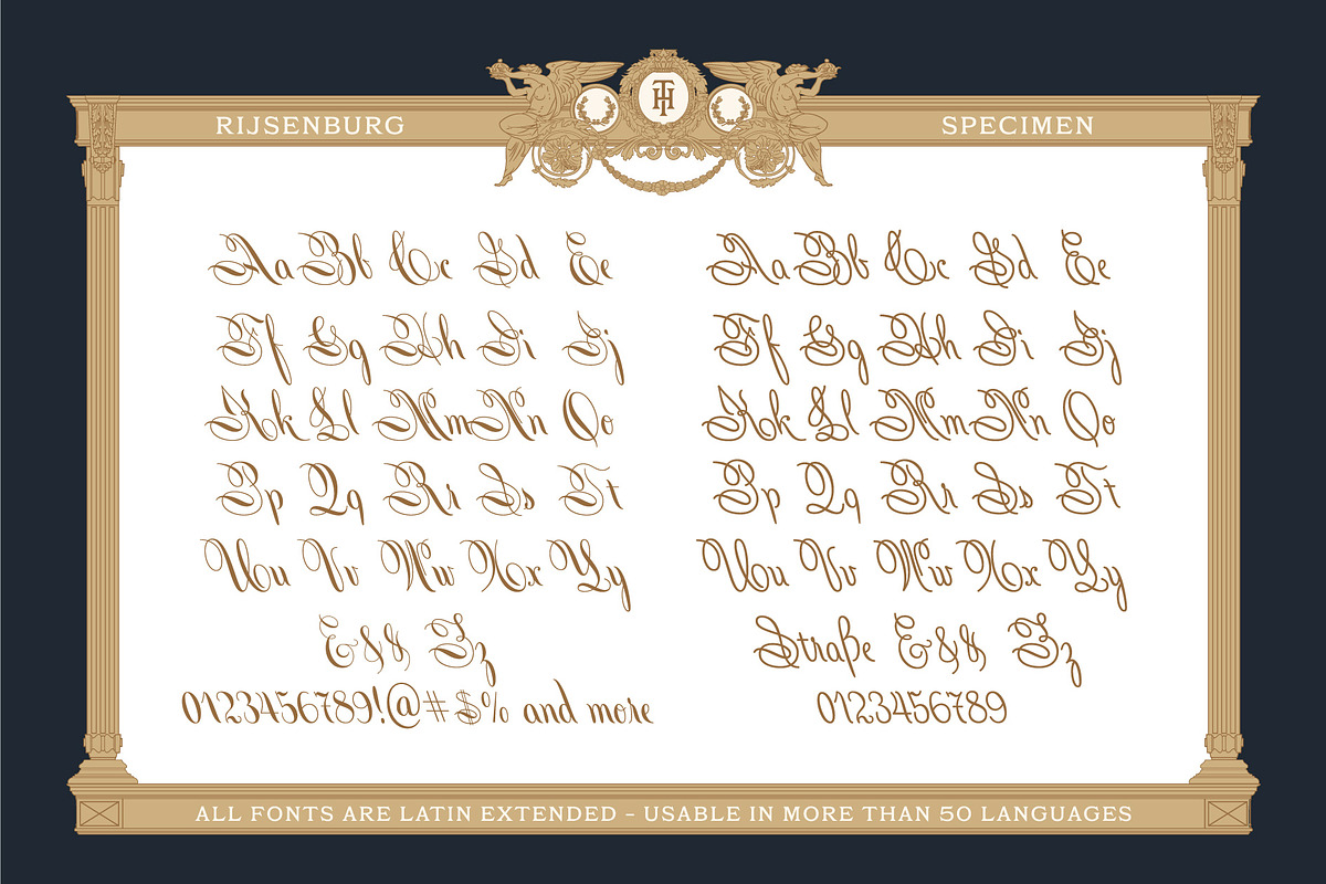 Hermitage Fonts and Illustrations, a Font by Heritage Type Co. (Photo 8 of 15)
