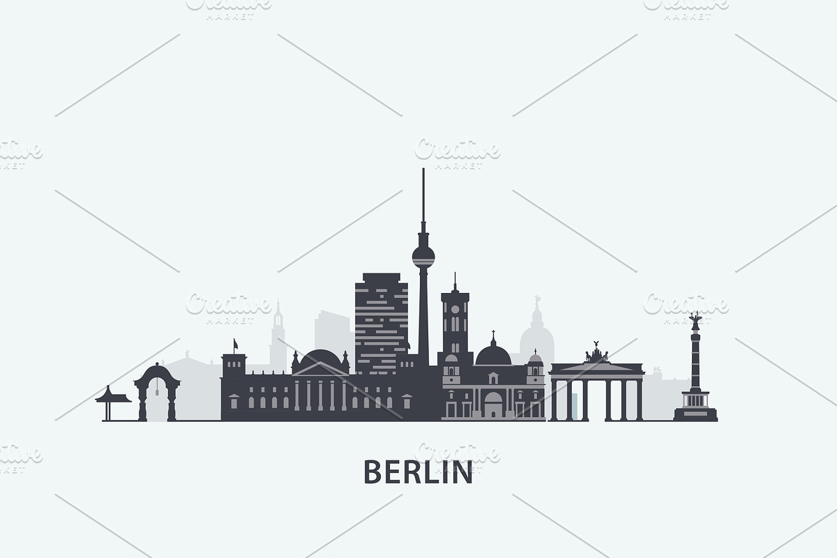 Berlin skyline, a Work Illustration by GlebTagirov (Photo 3 of 4)