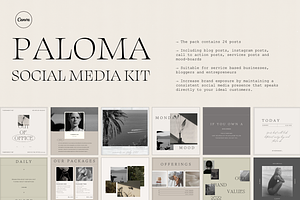 Paloma Social Media Kit