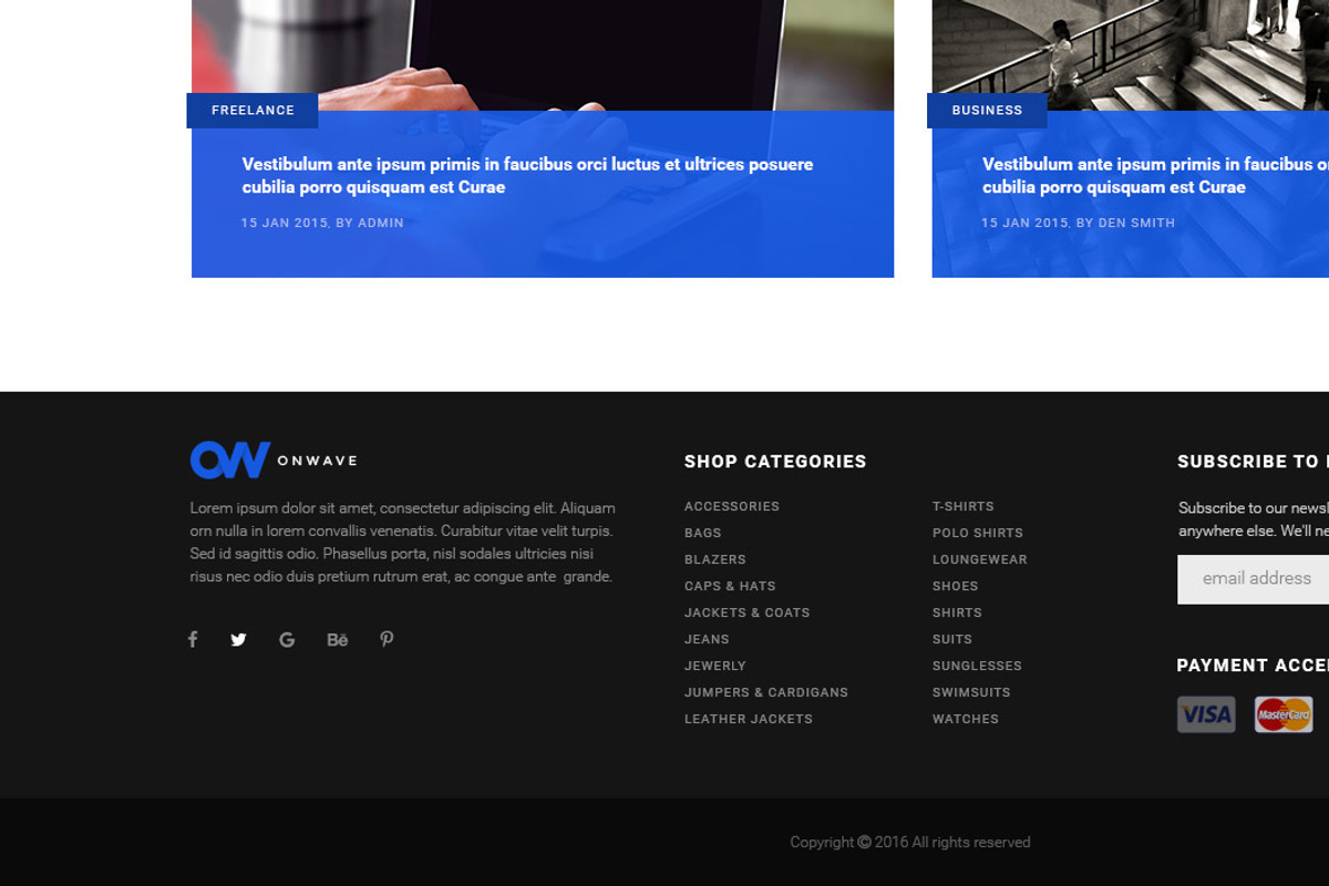 OnWave — Multipurpose PSD Template, a Websites & App Template by ScienteCraft (Photo 50 of 51)