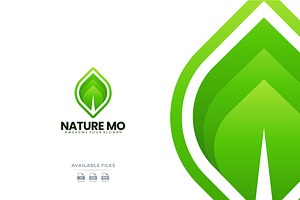 Nature Leaf Logo Modern Color