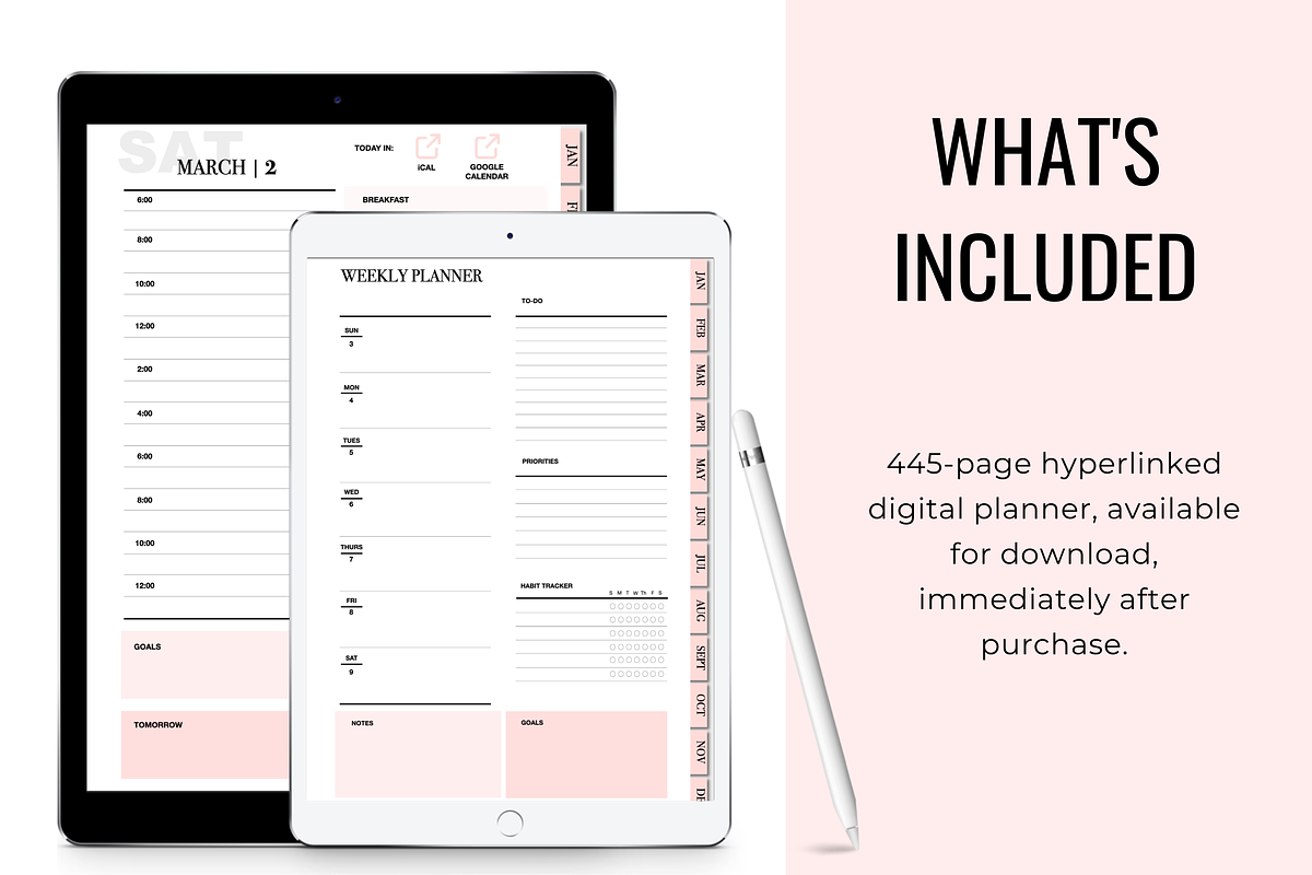 PLR Digital Planner 2024