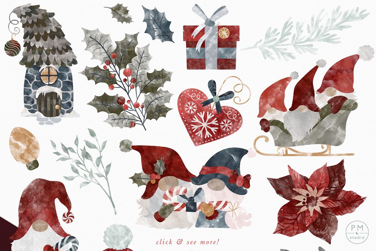 Winter Gnomes Collection, a Graphic by PetiteMarket (Photo 3 of 4)