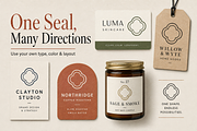 24 Imperfect Hand-Drawn Brand Seals, an Object Graphic by Designs24hr (Thumbnail 7 of 9)